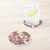 Dessous De Verre En Grès Dessous de verre de grès (Côté)