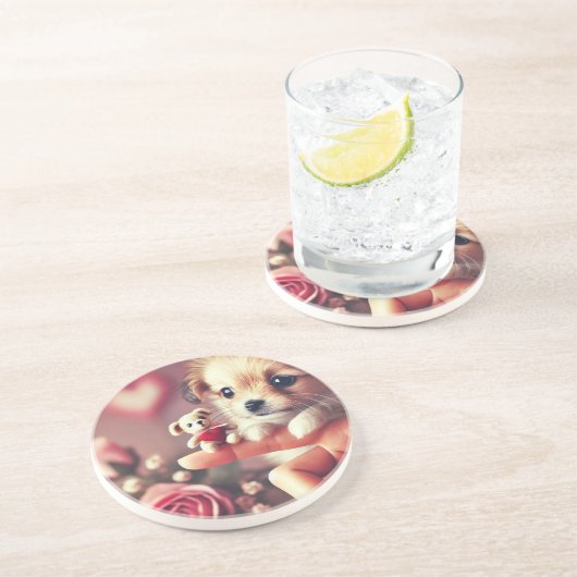 Dessous De Verre En Grès Dessous de verre de grès (Côté)
