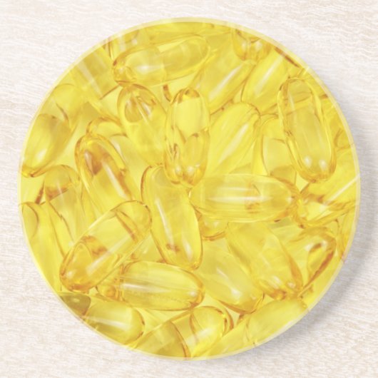 Dessous De Verre En Grès Dessous de verre de grès à l'huile de poisson (Devant)