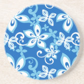 Dessous De Verre En Grès DESSOUS DE VERRE de grès ALOHA HAWAII (BLUES) (Devant)