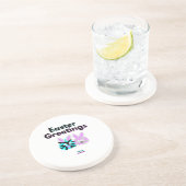 Dessous De Verre En Grès Dessous de verre de grès Bunny Fuzzies (Côté)