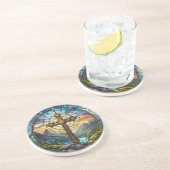 Dessous De Verre En Grès Dessous de verre de grès croisé (Côté)