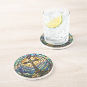 Dessous De Verre En Grès Dessous de verre de grès croisé (Côté)