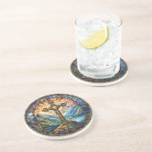 Dessous De Verre En Grès Dessous de verre de grès croisé (Côté)