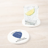 Dessous De Verre En Grès Dessous de verre de grès Crookedest Railroad Mt Ta (Côté)