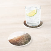 Dessous De Verre En Grès Dessous de verre de grès de Boho Grass Field (Côté)