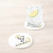 Dessous De Verre En Grès Dessous de verre de grès de golden retriever, (Côté)