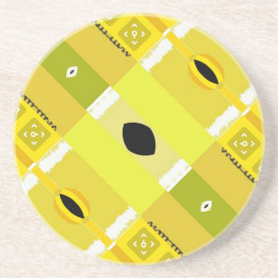 Dessous De Verre En Grès Dessous de verre de grès de la palette de Kim par