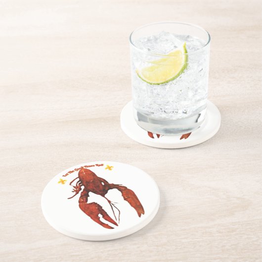 Dessous De Verre En Grès Dessous de verre de grès de langouste (Côté)