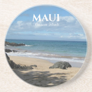 Dessous De Verre En Grès Dessous de verre de grès de Maui Beach