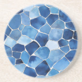 Dessous De Verre En Grès Dessous de verre de grès de mosaïque méditerranéen (Devant)