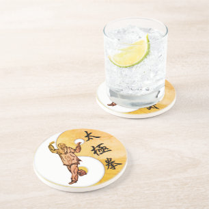 Dessous De Verre En Grès Dessous de verre de grès de Tai Chi