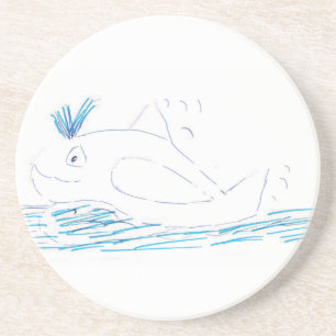 Dessous De Verre En Grès Dessous de verre de grès de Wally baleine