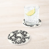 Dessous De Verre En Grès Dessous de verre de grès d'Halloween Ghoely (Côté)