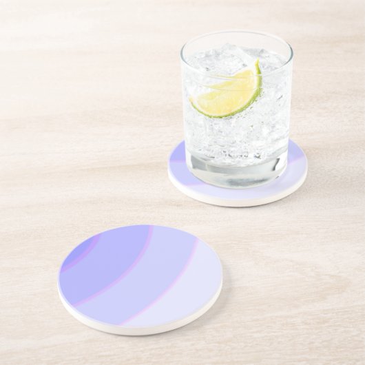 Dessous De Verre En Grès Dessous de verre de grès Lilac Swirls (Côté)