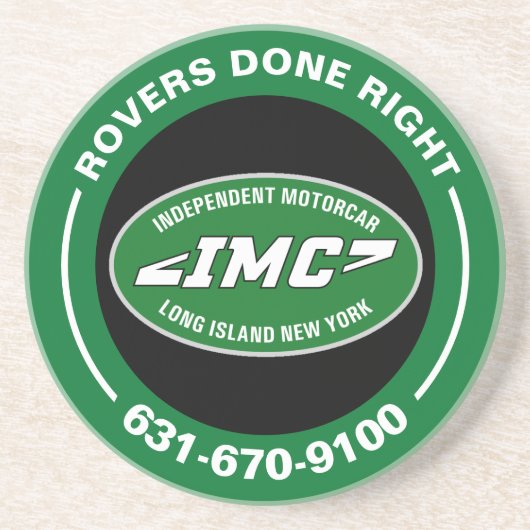 Dessous De Verre En Grès DESSOUS DE VERRE DE grès MOTORCAR INDÉPENDANT (Devant)