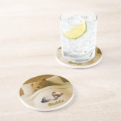 Dessous De Verre En Grès Dessous de verre de grès personnalisé mignon (Côté)