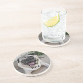 Dessous De Verre En Grès Dessous de verre de grès photo personnalisé (Côté)