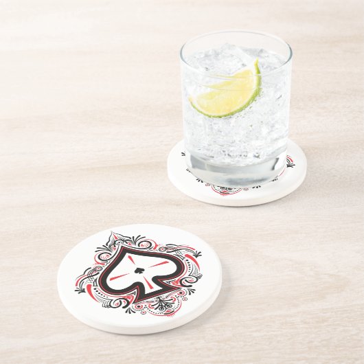 Dessous De Verre En Grès Dessous de verre de grès — Pique (Côté)