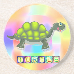 Dessous De Verre En Grès Dessous de verre de grès tortue