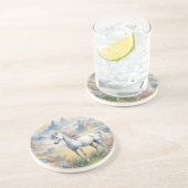 Dessous De Verre En Grès Dessous de verre de grès Unicorn (Côté)