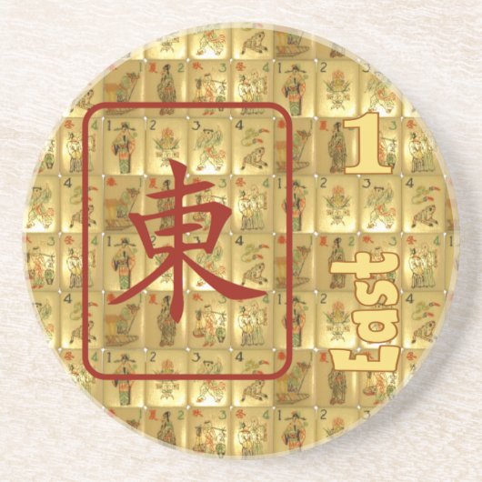 Dessous De Verre En Grès Dessous de verre de grès - vent est (Devant)