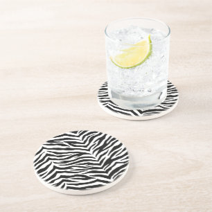 Dessous De Verre En Grès Dessous de verre de grès Zebra Imprimer