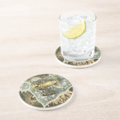 Dessous De Verre En Grès Dessous de verre dirigeables de grès de visite (Côté)