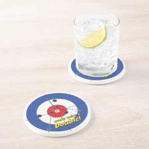 Dessous De Verre En Grès Dessous de verre du grès du bigoudi de "double" -