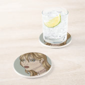 Dessous De Verre En Grès Dessous-de-verre en grès (Côté)