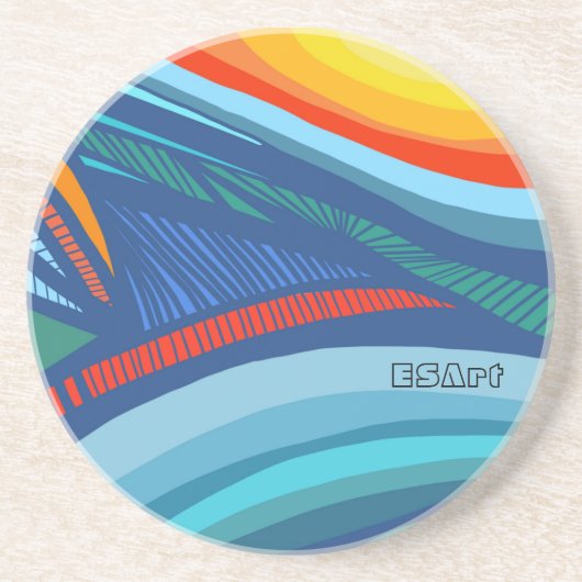 Dessous De Verre En Grès Dessous-de-verre en grès (Devant)