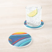 Dessous De Verre En Grès Dessous-de-verre en grès (Côté)