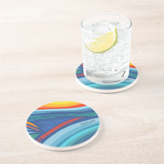 Dessous De Verre En Grès Dessous-de-verre en grès (Côté)