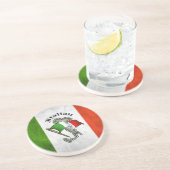 Dessous De Verre En Grès Dessous de verre italiens de boissons de grès (Côté)