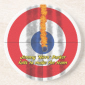 Dessous De Verre En Grès Dessous de verre "nitro" chauds de grès de roches (Devant)