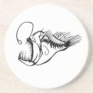 Dessous De Verre En Grès Dessous-de-verre poisson-lune
