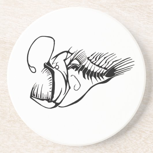 Dessous De Verre En Grès Dessous-de-verre poisson-lune (Devant)