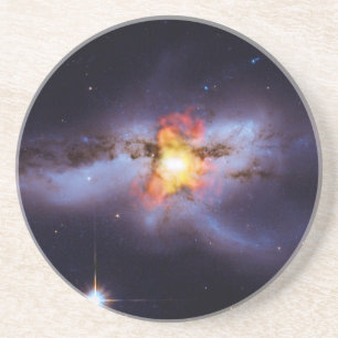 Dessous De Verre En Grès Deux trous noirs de fusionnement dans la galaxie
