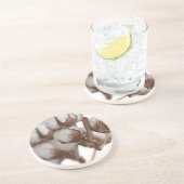 Dessous De Verre En Grès Deuxième anniversaire avec le plante de coton (Côté)