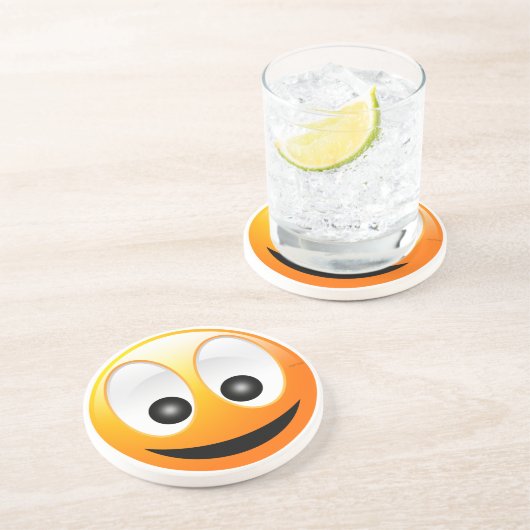 Dessous De Verre En Grès Devant (Côté)