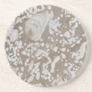 Dessous De Verre En Grès Devonian Fossil Sandstone Drink Coaster