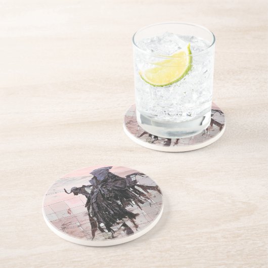 DESSOUS DE VERRE EN GRÈS DIABLE (Côté)