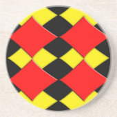 Dessous De Verre En Grès Diamants (Devant)