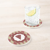 Dessous De Verre En Grès diamants de la pizza (Côté)
