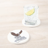 Dessous De Verre En Grès Dieu bénisse l'Amérique (Côté)