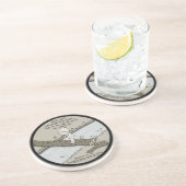 Dessous De Verre En Grès Dieu donne un chemin (Côté)