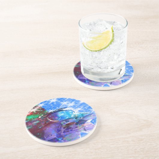 Dessous De Verre En Grès Dimension astronaute (Côté)