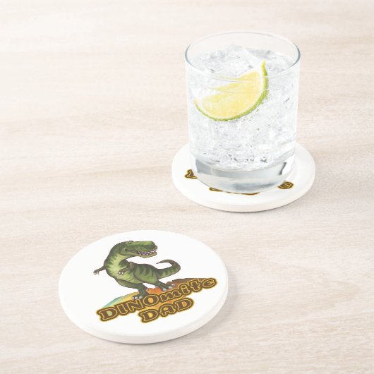 Dessous De Verre En Grès Dinomite Papa (Côté)