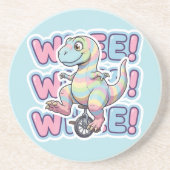 Dessous De Verre En Grès Dinosaur,Whee!!! (Devant)