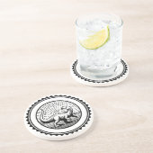 Dessous De Verre En Grès Dinosaure (Côté)